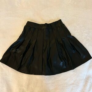 Black Pleated Skirt